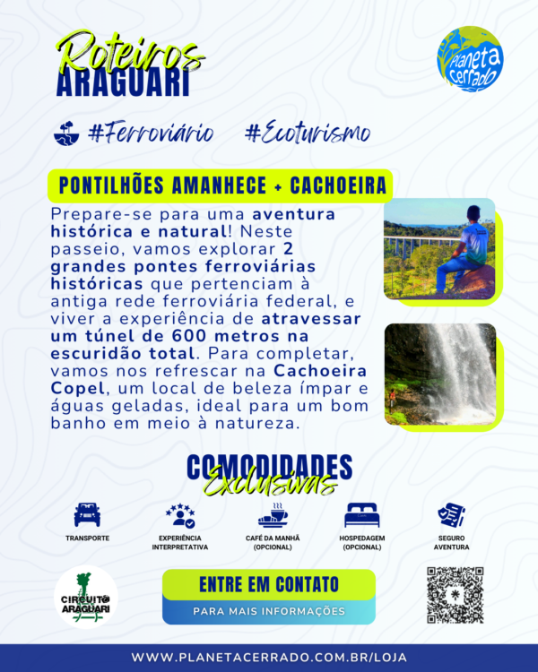 Roteiro Pontilhões Amanhece + Cachoeira Copel - Araguari/MG - Image 4